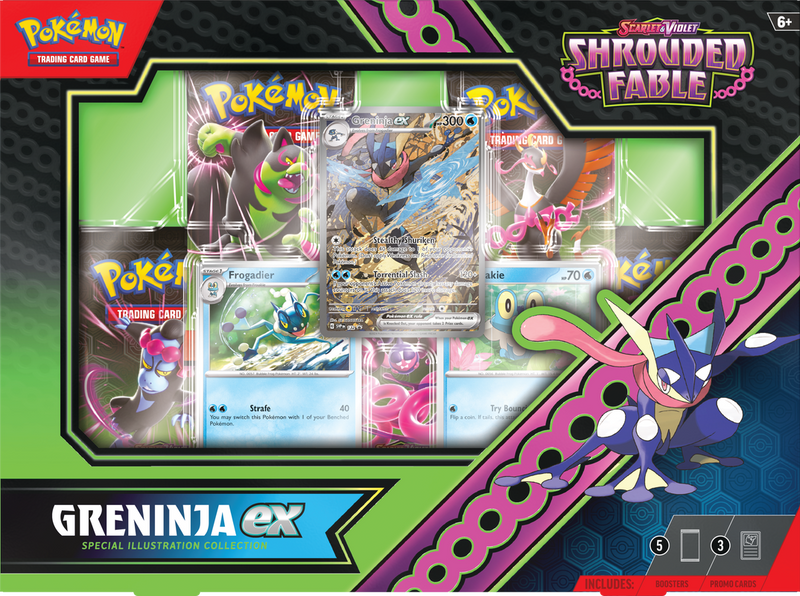 Pokemon SV6.5 Shrouded Fable Greninja Ex Special Illustration Collection