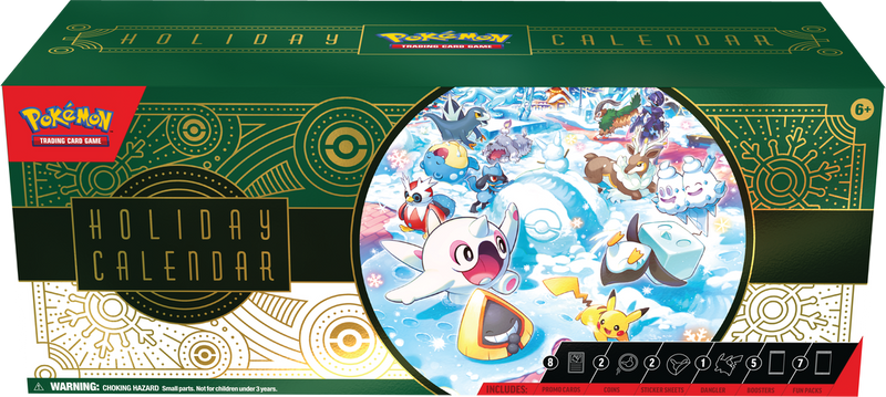 Calendrier de vacances Pokemon 2024