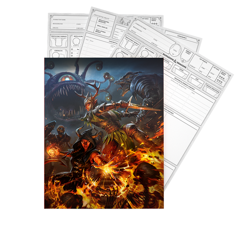 DND RPG 2024 Feuilles de personnage