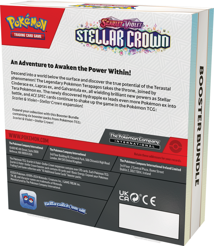 Pokemon SV7 Couronne Stellaire Booster Bundle
