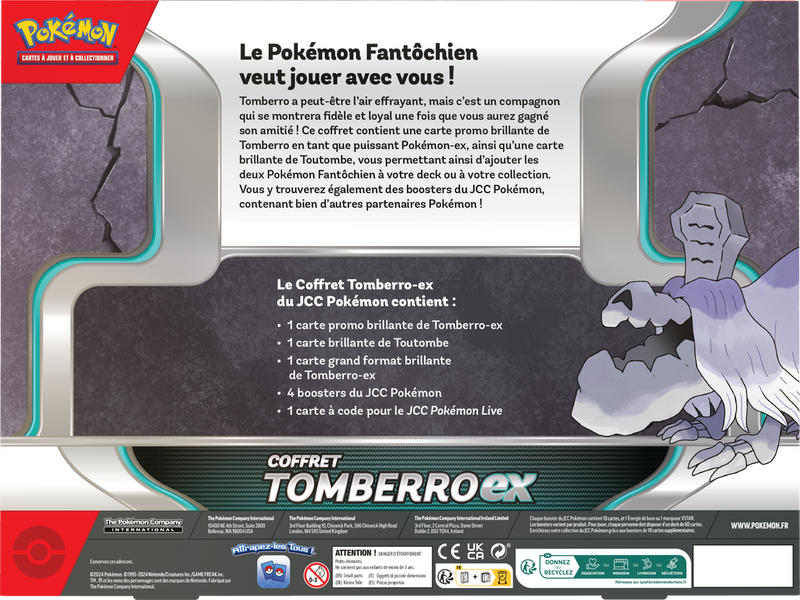 Pokemon Tomberro Coffret EX (French)
