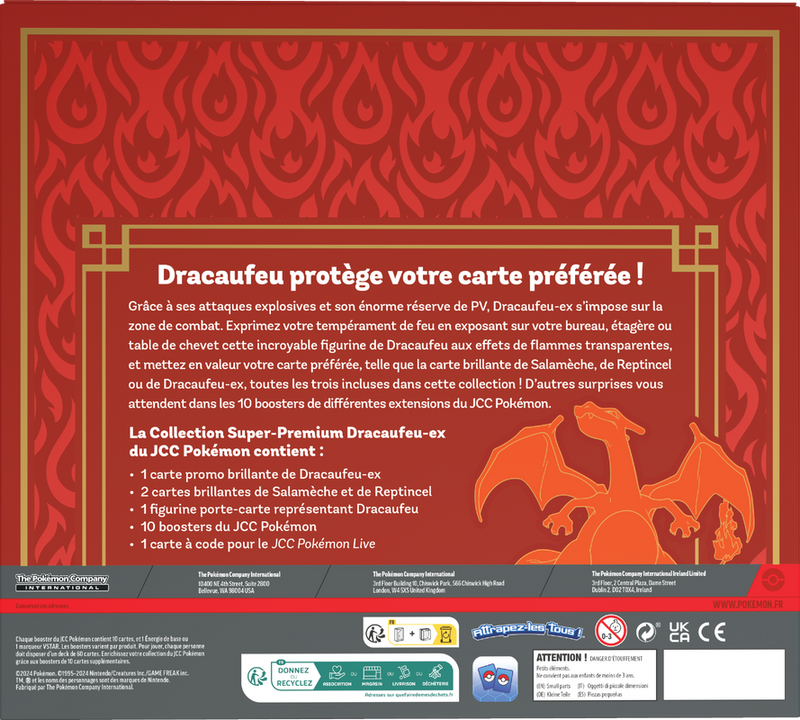 Pokemon Dracaufeu EX Collection Super-Premium (Français)
