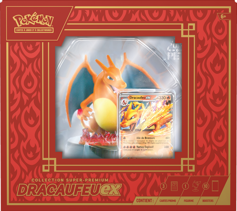 Pokemon Dracaufeu EX Collection Super-Premium (Français)