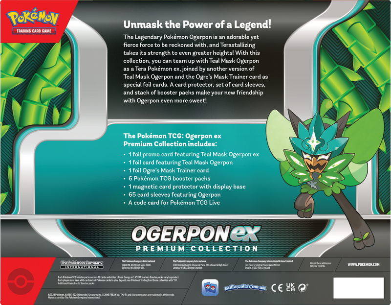 Pokemon Ogerpon EX Collection Premium