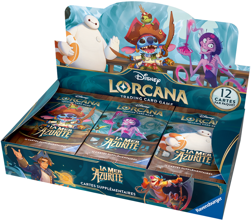Disney Lorcana La Mer Azurite Boîte de Booster (FR)