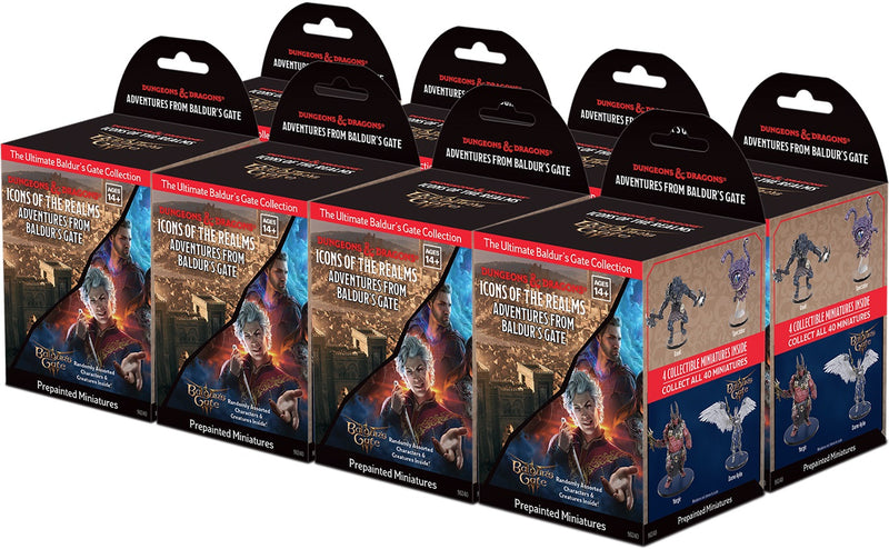 DND Icons Adventures from Baldur's Gate 8CT Booster Brick