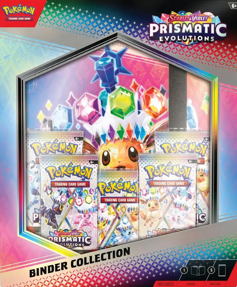Pokemon SV8.5 Prismatic Evolutions Binder Collection