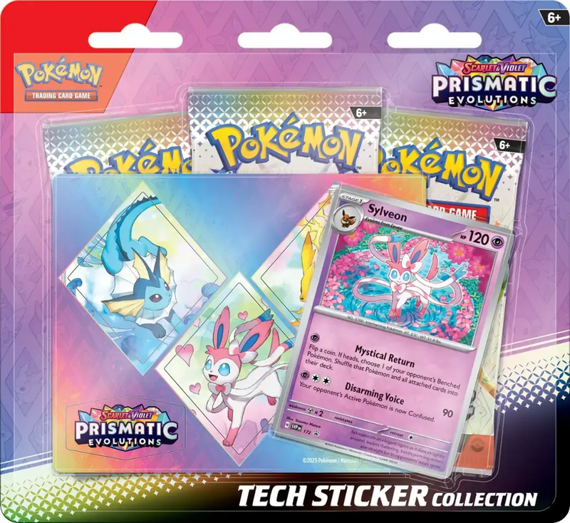 Pokemon SV8.5 Collection Autocollant Évolutions Prismatiques Nymphali (FR)