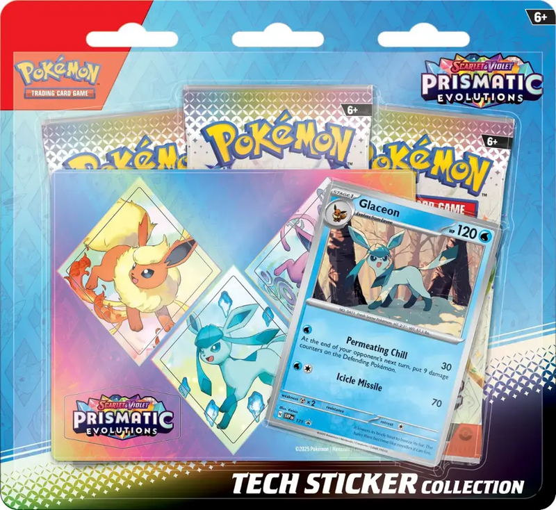Pokemon SV8.5 Prismatic Evolutions Tech Sticker Glaceon