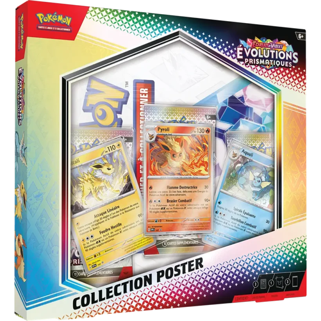 Pokemon SV8.5 Collection Poster Évolutions Primsmatique (FR)
