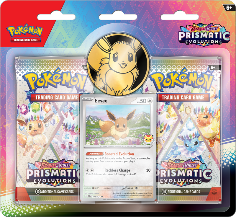 Pokemon SV8.5 Prismatic Evolutions 2-Pack Blister