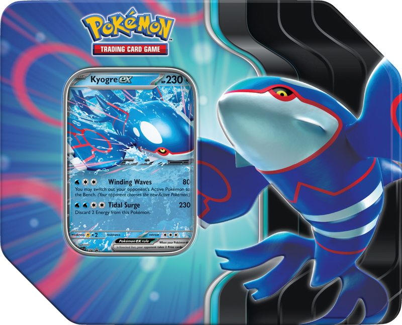 Pokemon Azure Legends Tin Kyogre ex
