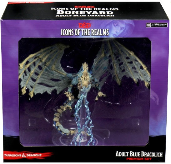 DND Icons 18 : Boneyard Blue Dracolich Premium Set