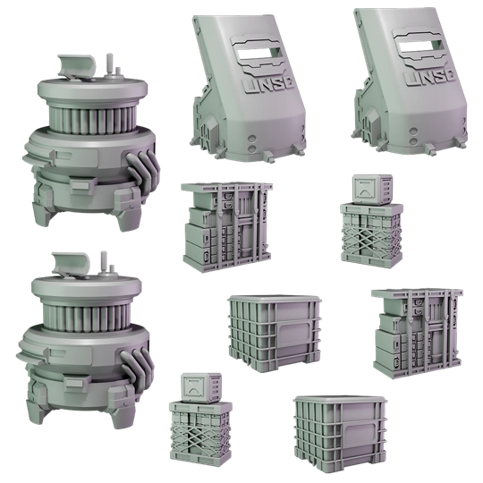 Halo Flashpoint : UNSC Scenery Set 
