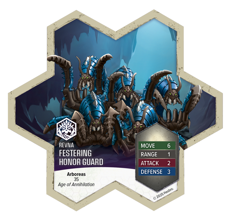 Heroscape -  Rising Tide: Queen Maladrix and Festering Honor Guard