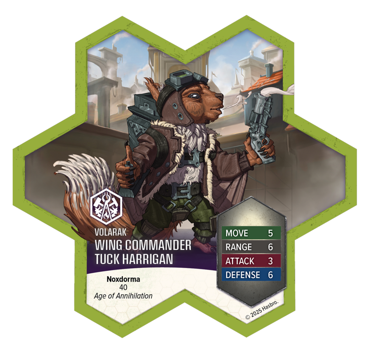 Heroscape - Rising Tide : Wing Commander Tuck Harrigan et Vorid Glidestrikers