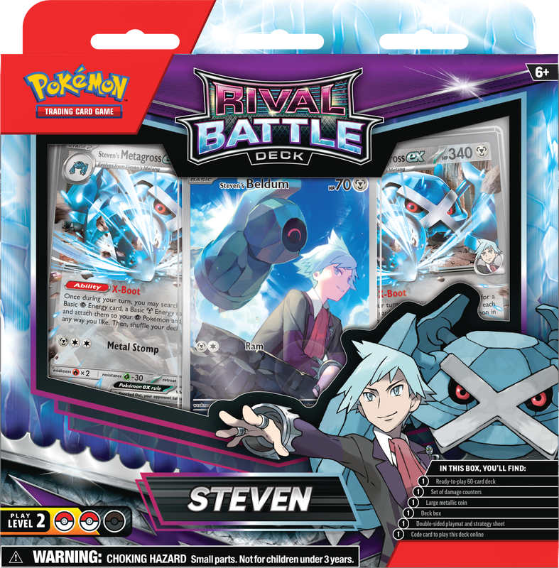 Pokemon Rival Battle Decks Steven