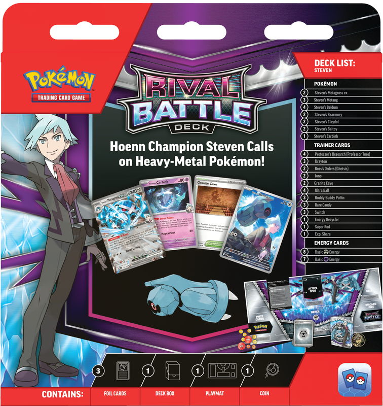 Pokemon Rival Battle Decks Steven