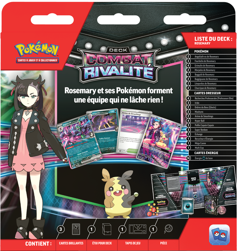 Pokemon Deck Combat Rivalité Marnie (FR)
