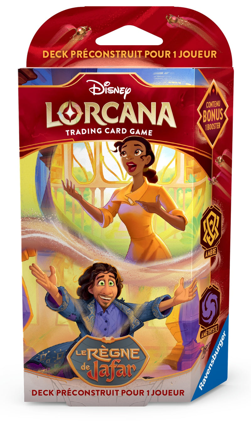 Disney Lorcana Le Règne de Jafar Deck de Démarrage Ambre & Amethyste (FR)