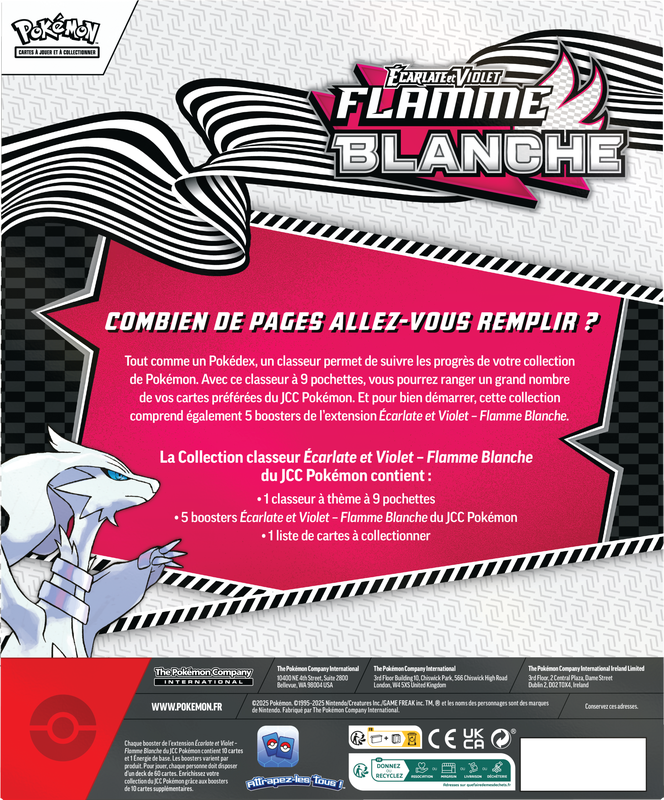 Pokemon SV10.5 Collection Classeur Flamme Blanche (FR) (2025-08-01)