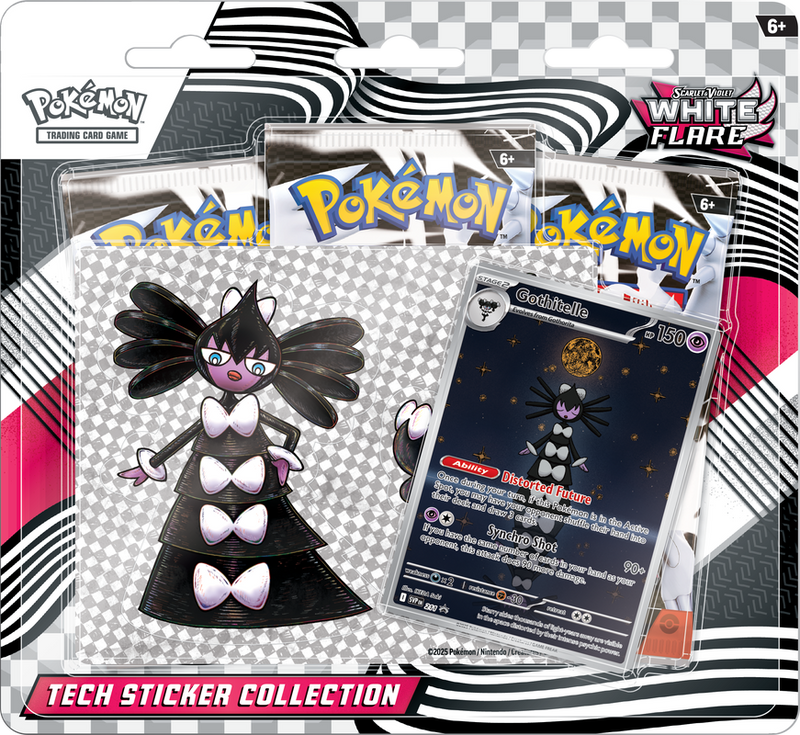 Pokemon SV10.5 White Flare Tech Sticker Collection
