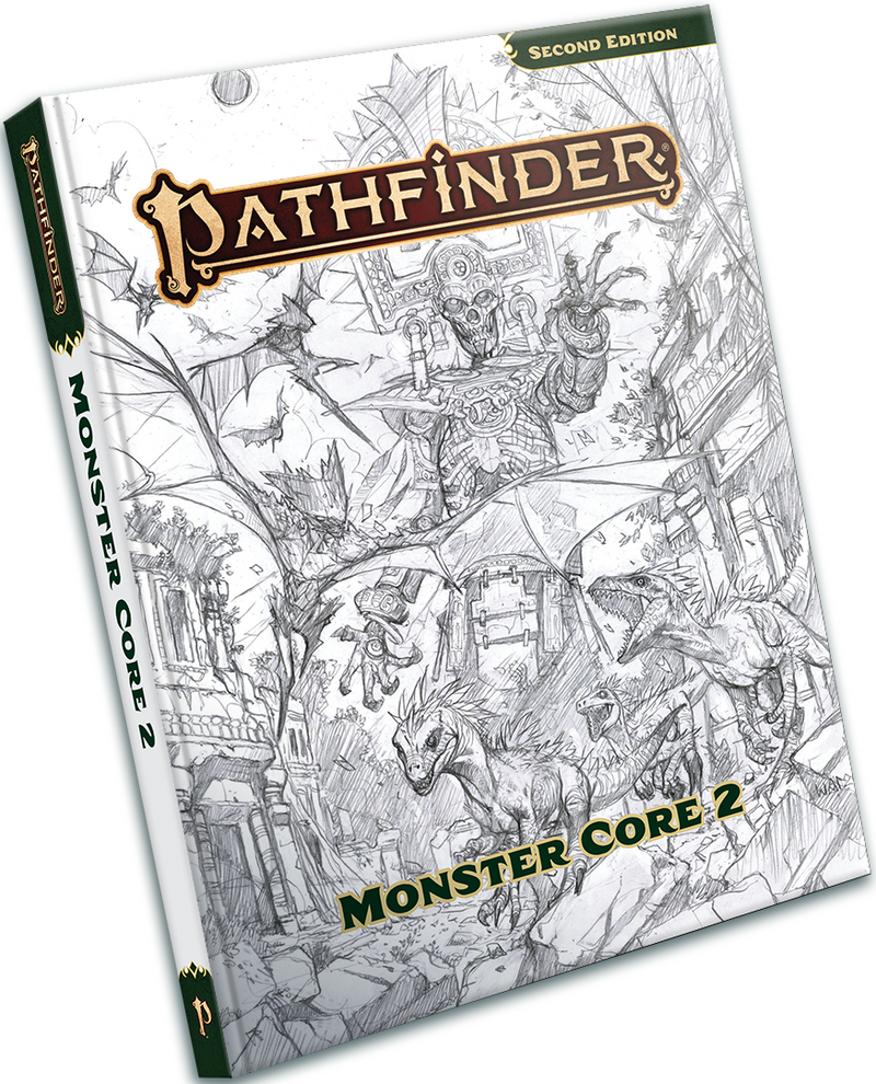 Pathfinder 2E Monster Core 2 Sketch Cover (EN)