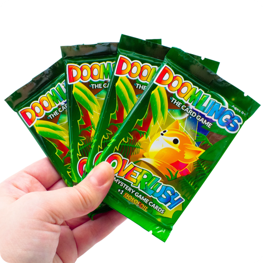 Doomlings Overlush Myster 4-Pack Box (Anglais) 