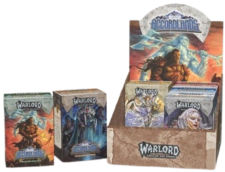 Warlord: Saga of the Storm CCG Into the Accordlands Starter Deck Display (ETA January)