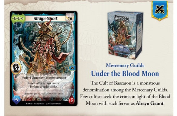 Warlord: Saga of the Storm CCG Into the Accordlands Starter Deck Display (ETA January)
