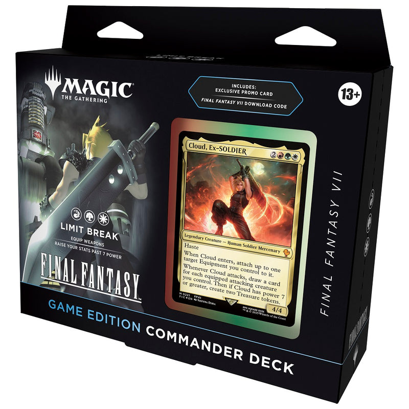 MTG Final Fantasy FF VII Limit Break Commander Video Game Edition