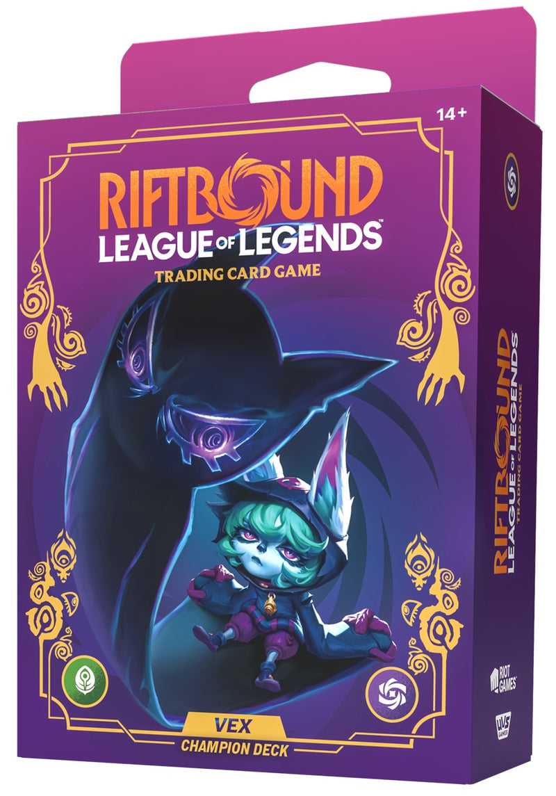Riftbound League of Legends TCG Unleashed Champion Deck Vex (2026-05-08)