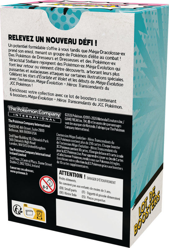 Pokemon ME2.5 Héros Transcendants Lot de Boosters (FR) (2026-04-24)