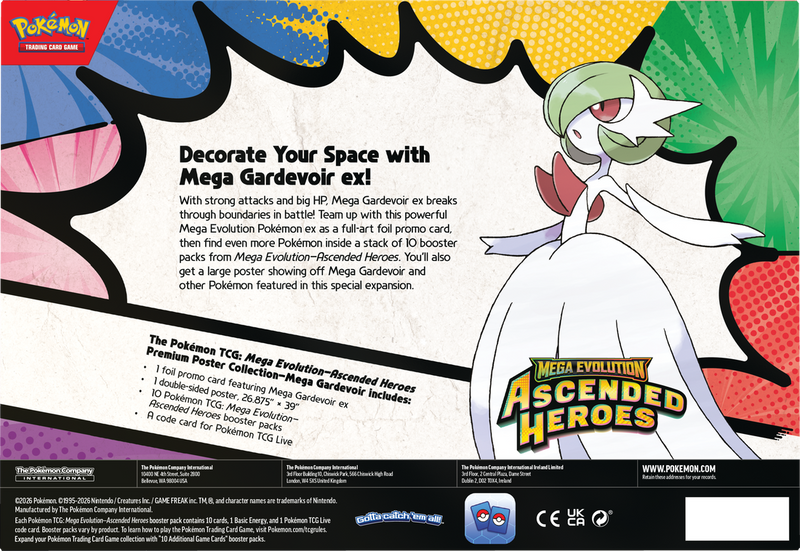 Pokemon ME2.5 Ascended Heroes Premium Poster Collection Mega Gardevoir ex (EN) (2026-03-20)