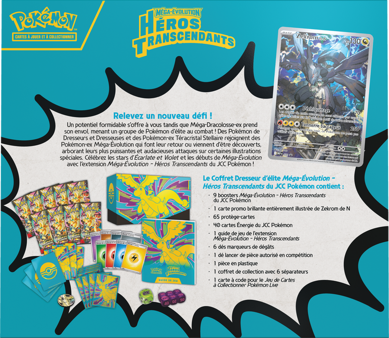 Pokemon ME2.5 Héros Transcendants Coffret Dresseur Élite (FR) (2026-02-20)