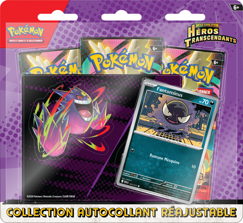 Pokemon ME2.5 Héros Transcendants Collection Autocollant Réajustable Fantominus (FR) (2026-01-30)