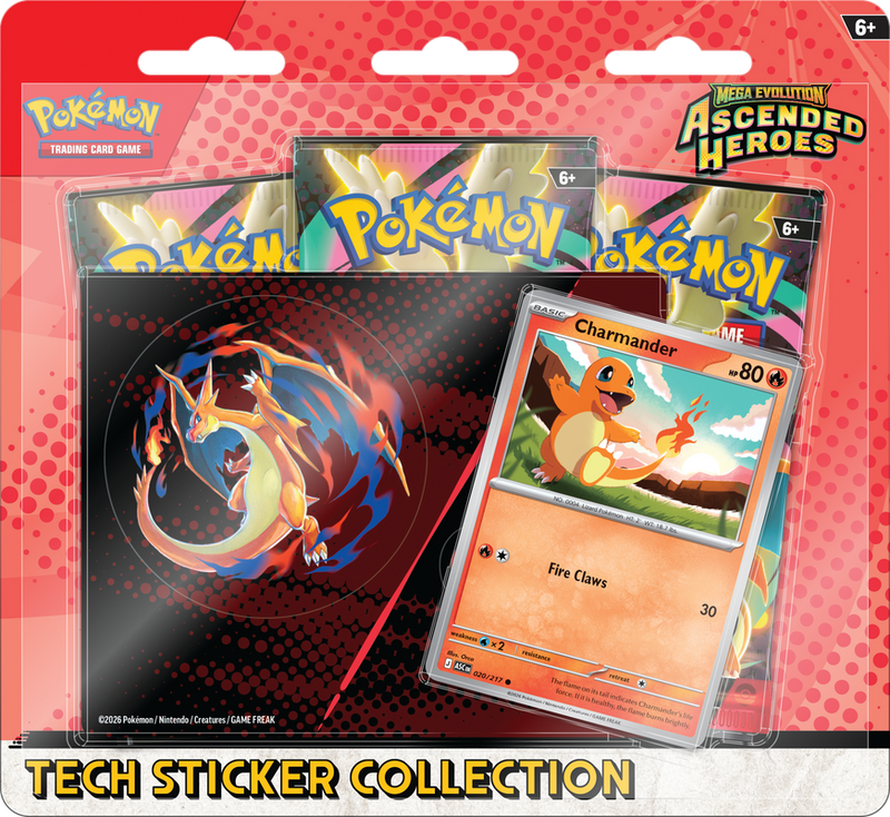 Pokemon ME2.5 Ascended Heroes Tech Sticker Collection Charmander (EN) (2026-01-30)
