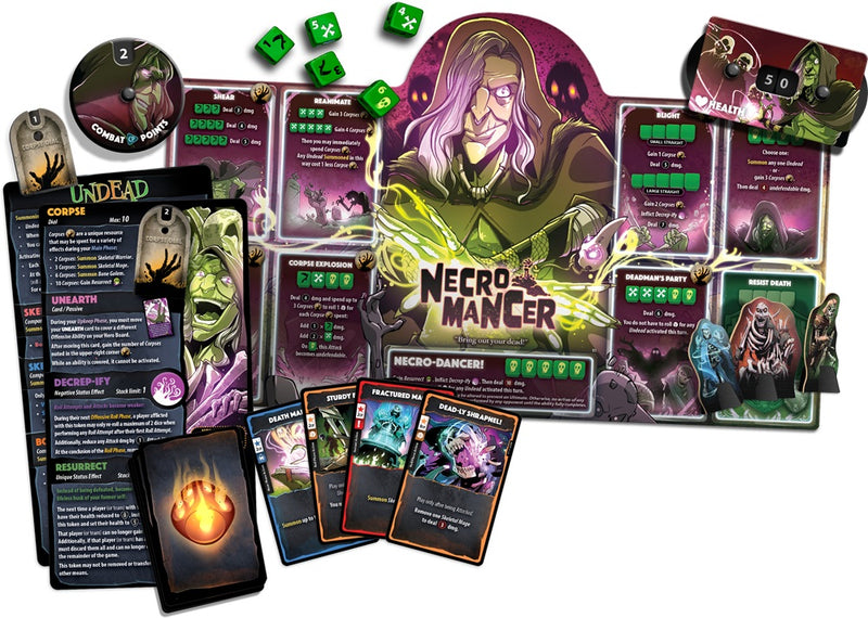 Dice Throne: Necromancer Hero Pack (EN) (ETA July)