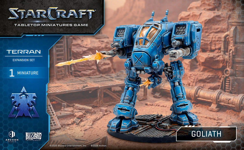 Starcraft Tabletop Miniatures Game: Terran Goliath (ETA June)