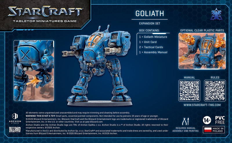 Starcraft Tabletop Miniatures Game: Terran Goliath (ETA June)