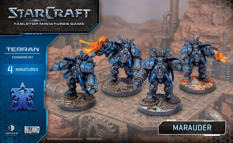 Starcraft Tabletop Miniatures Game: Terran Marauder (ETA June)