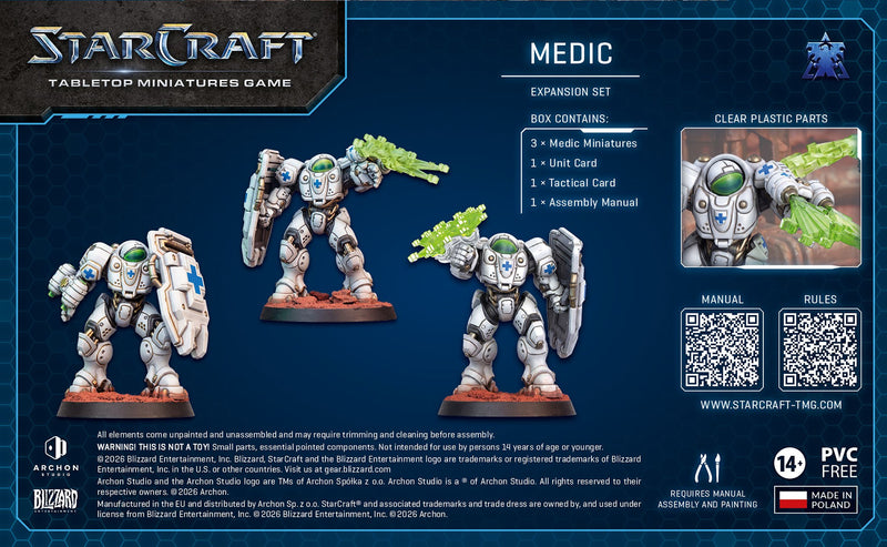 Starcraft Tabletop Miniatures Game: Terran Medic (ETA June)