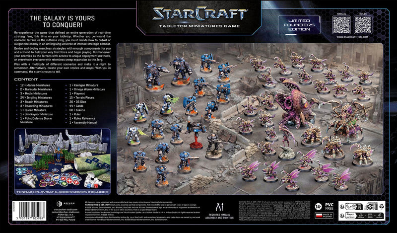 Starcraft Tabletop Miniatures Game: 2-Player Starter Set Founders Edition (ETA June)