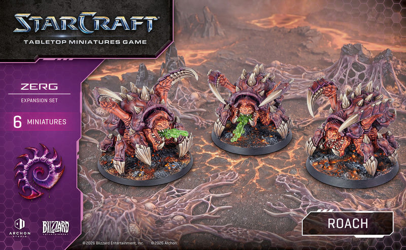 Starcraft Tabletop Miniatures Game: Zerg Roach (ETA June)