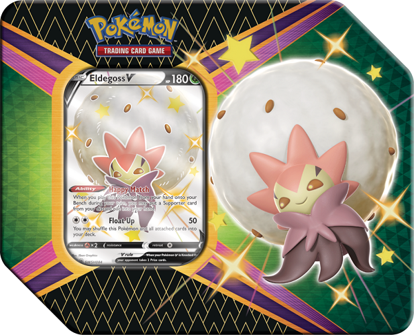 Pokemon Shining Fates Tin Eldegoss V
