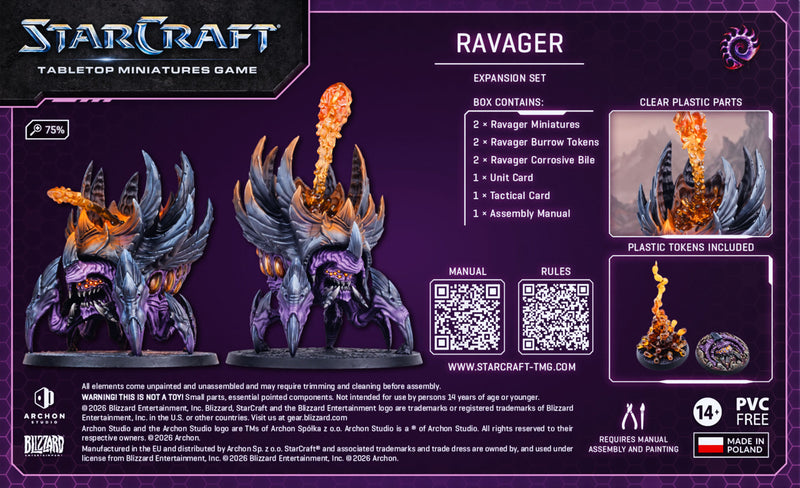 Starcraft Tabletop Miniatures Game: Zerg Ravager Expansion Set (2026-10-05)
