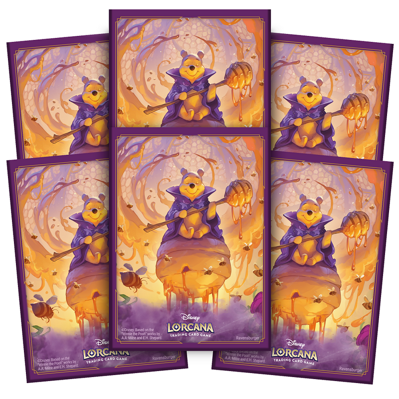 Disney Lorcana Card Sleeve Set 6 Pooh (65ct)