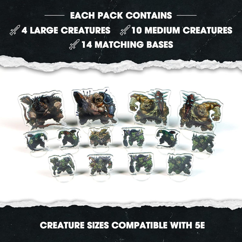 Dungeon Craft Flat Pack Minis : Orques