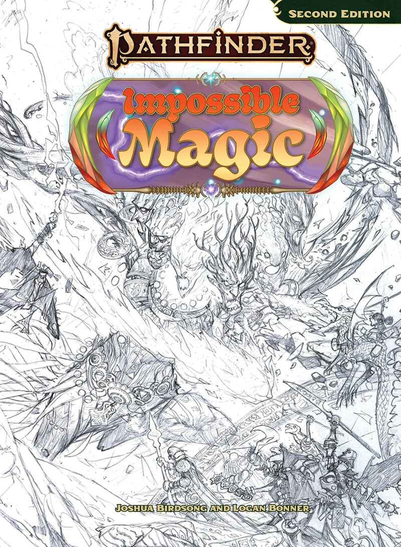 Pathfinder 2e Remaster Impossible Magic Sketch Hardcover (EN)