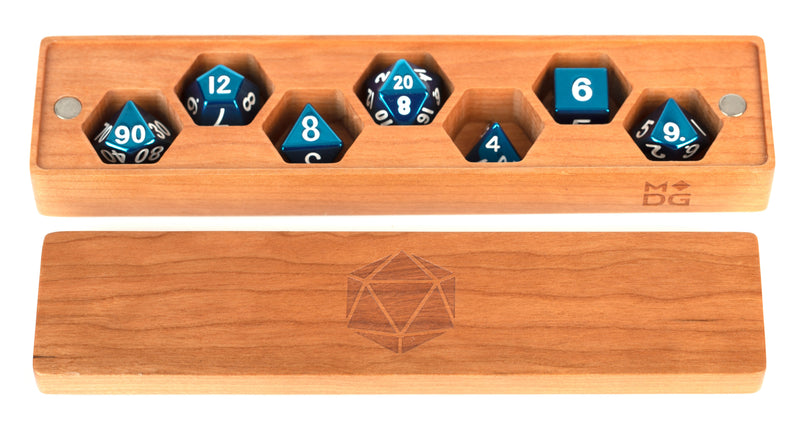 MDG: Premium Wood Dice Vault Cherry Wood